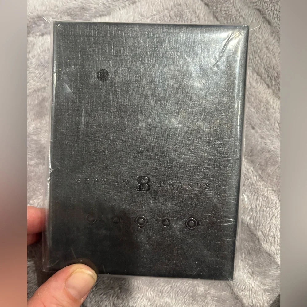 SERMAN BRANDS-‎ Wallets for Men Slim Mens leather RFID Blocking Minimalist Card